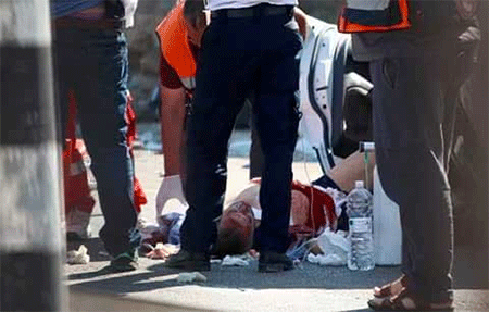 Tres soldados sionistas heridos en un atropello en Cisjordania